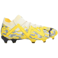 Puma Future Ultimate FG/AG Mens Yellow/Grey Football Boots