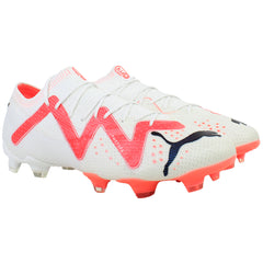 Puma Future Ultimate Low FG/AG Mens White Football Boots