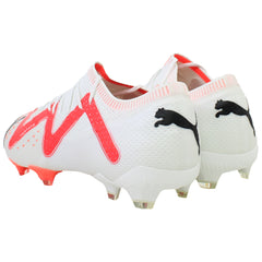 Puma Future Ultimate Low FG/AG Mens White Football Boots