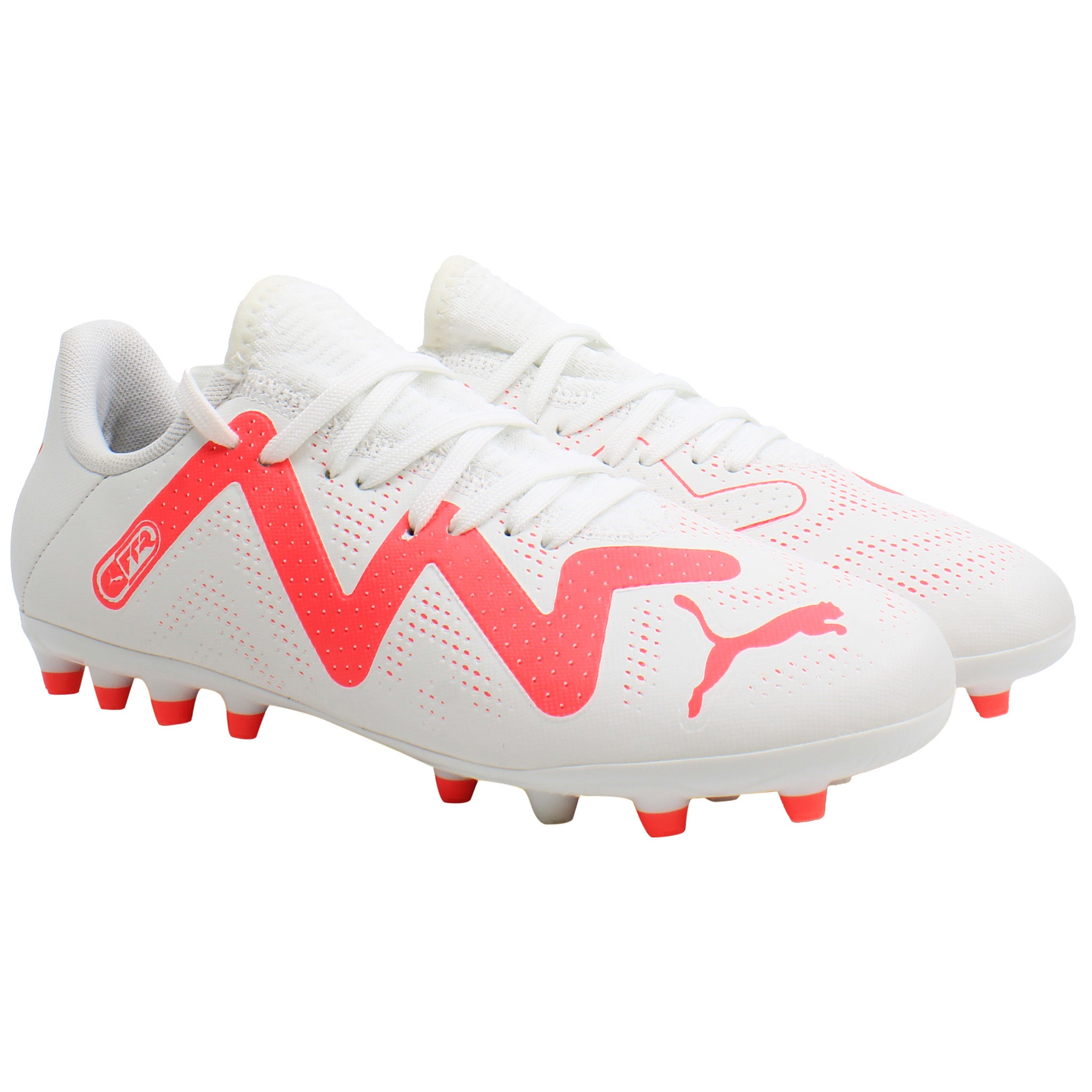 Puma Future Play MG Jr Kids White Football Boots