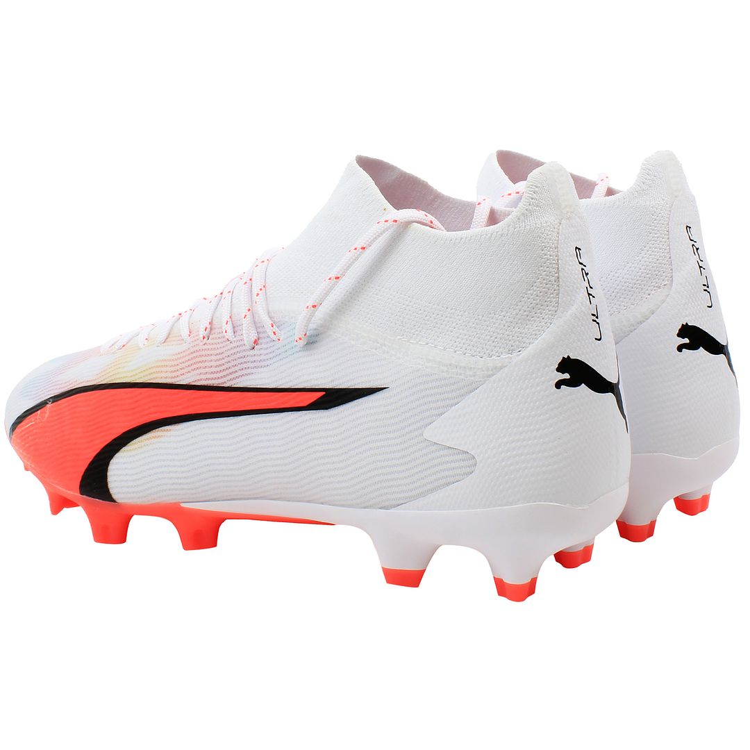 Puma Ultra Pro FG/AG Mens White Football Boots