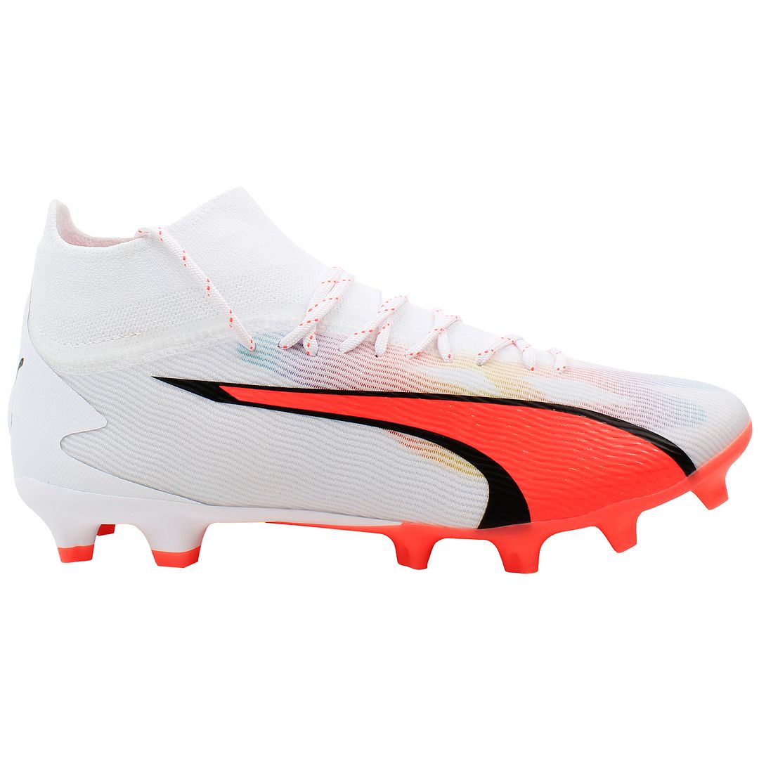 Puma Ultra Pro FG/AG Mens White Football Boots