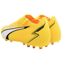 Puma Ultra Match FG Mens Yellow Football Boots