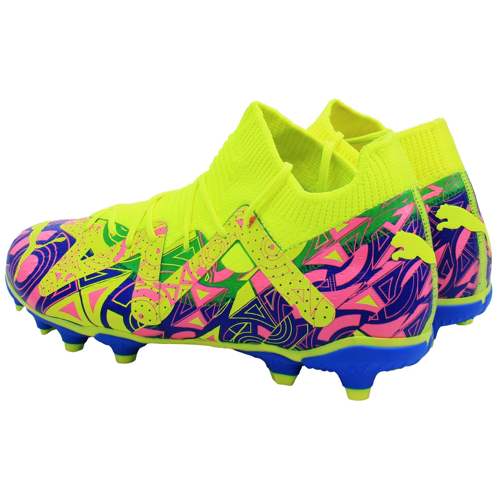 Puma Future Match Energy FG/AG Kids Yellow Football Boots