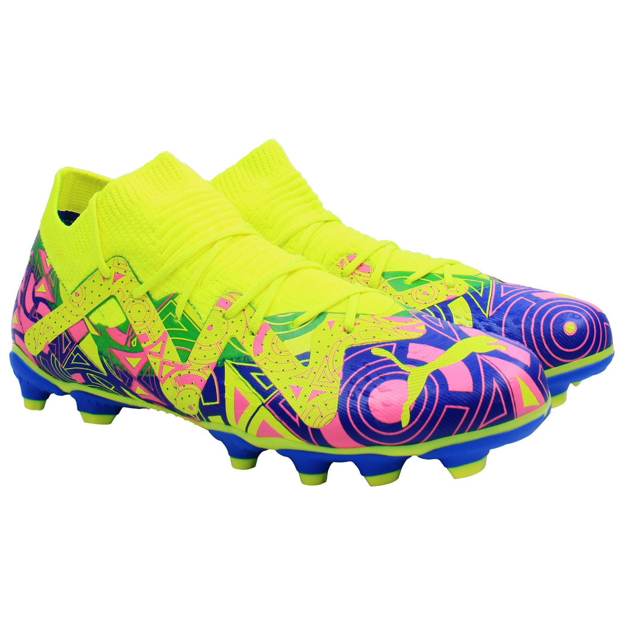 Puma Future Match Energy FG/AG Kids Yellow Football Boots