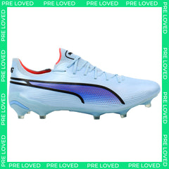 Puma King Ultimate FG/AG Mens Blue Football Boots NO BOX