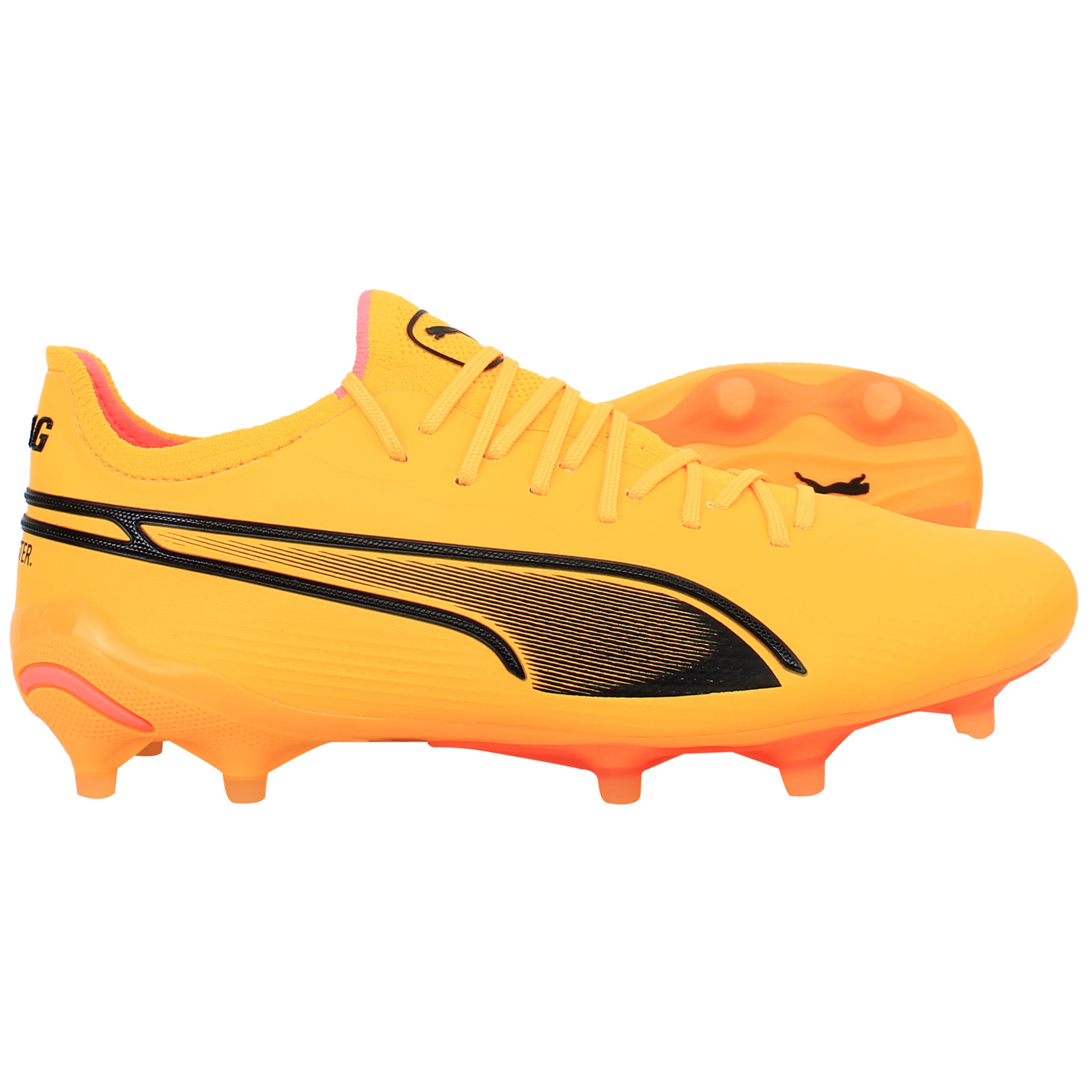 Puma King Ultimate FG/AG Womens Orange Football Boots