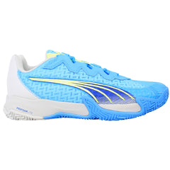 Puma Nova Elite Mens Blue Padel Shoes