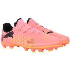 Puma Future 7 Play FG/AG Kids Red Football Boots