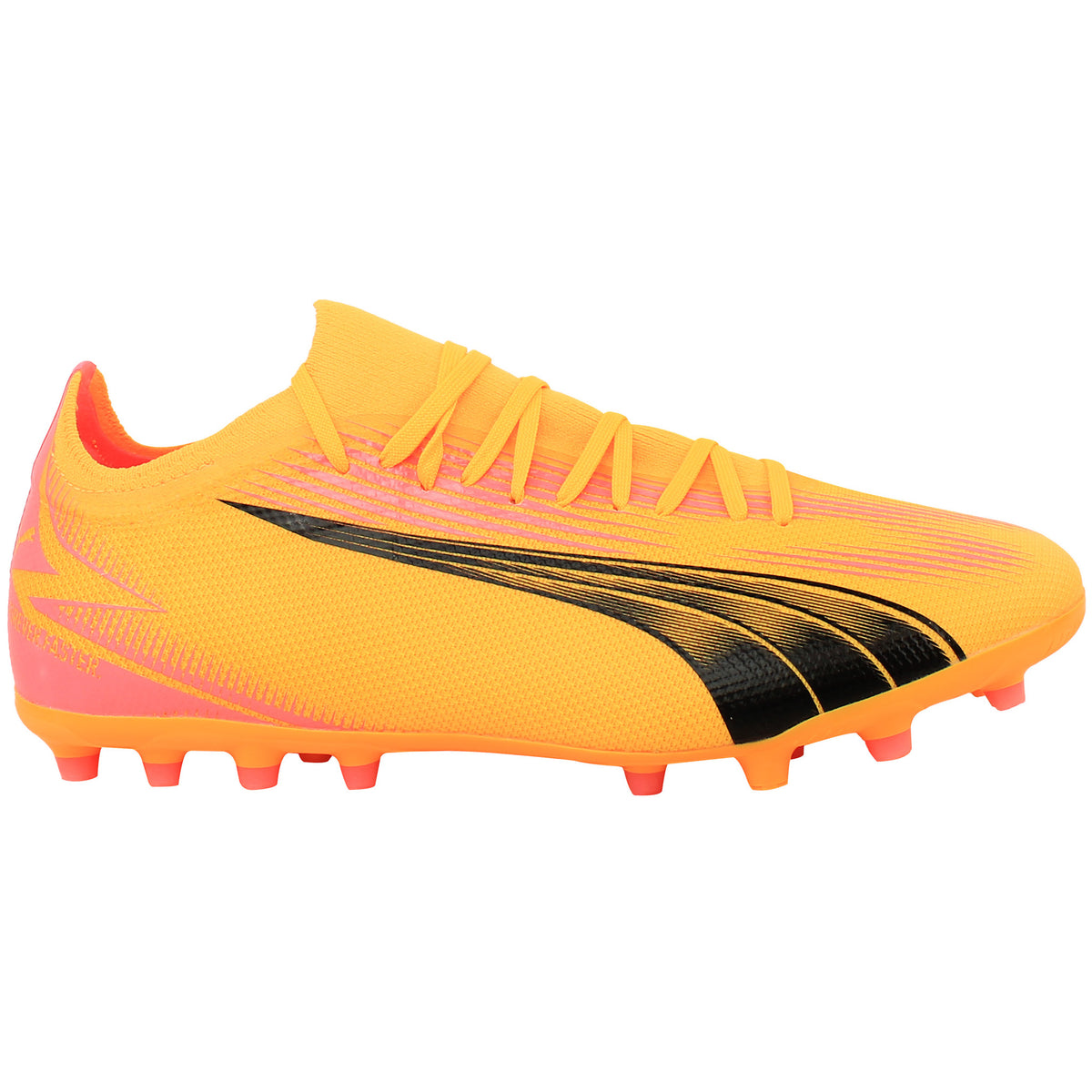 Puma Ultra Match MG Mens Orange Football Boots