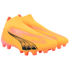 Puma Ultra Match+ LL FG/AG Mens Orange Football Boots