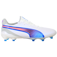 Puma King Ultimate FG/AG Mens White Football Boots