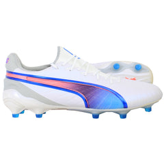 Puma King Ultimate FG/AG Mens White Football Boots