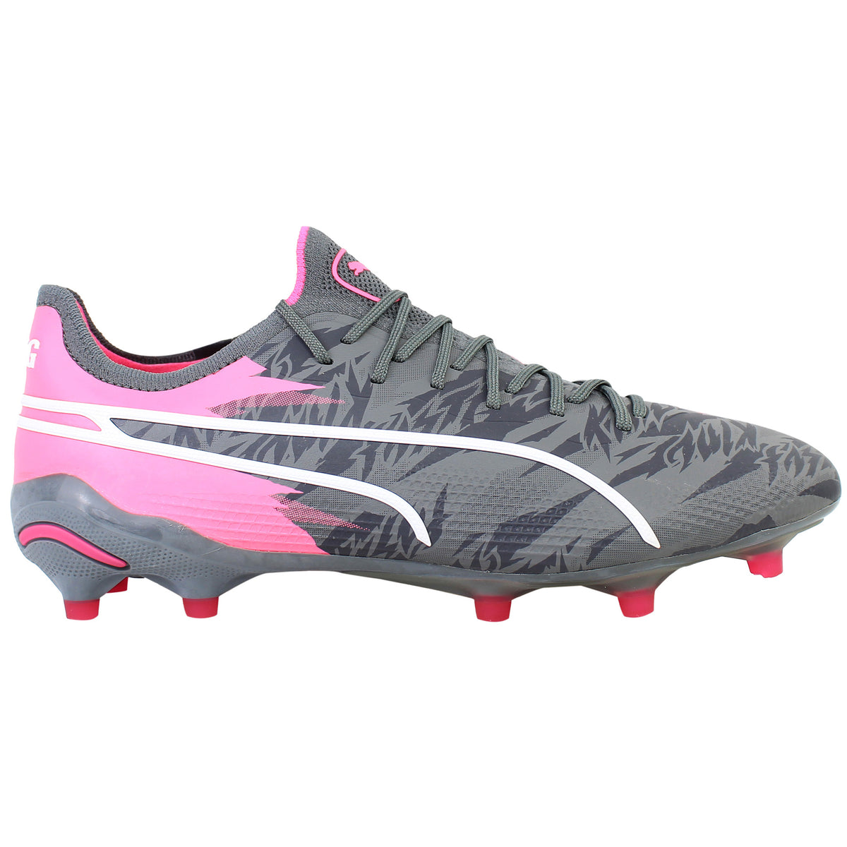 Puma King Ultimate Rush FG/AG Mens Dark Grey Football Boots