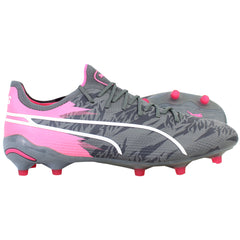 Puma King Ultimate Rush FG/AG Mens Dark Grey Football Boots