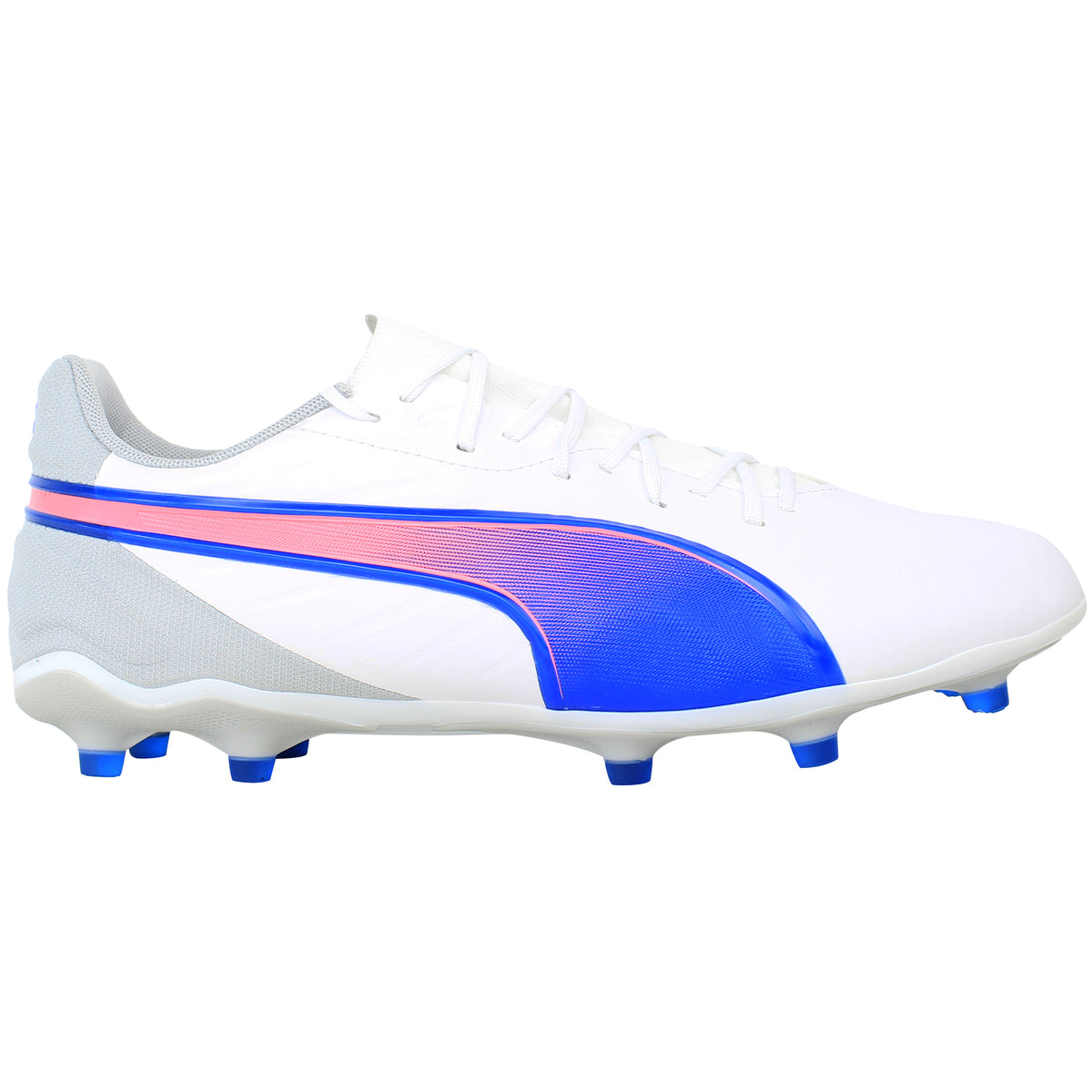 Puma King Match FG/AG Mens White Football Boots