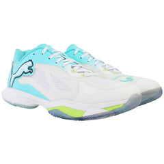 Puma Vantage Nitro Womens White Handball Shoes