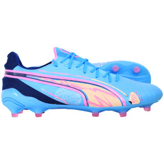 Puma King Ultimate Vol. Up FG/AG Mens Blue Football Boots
