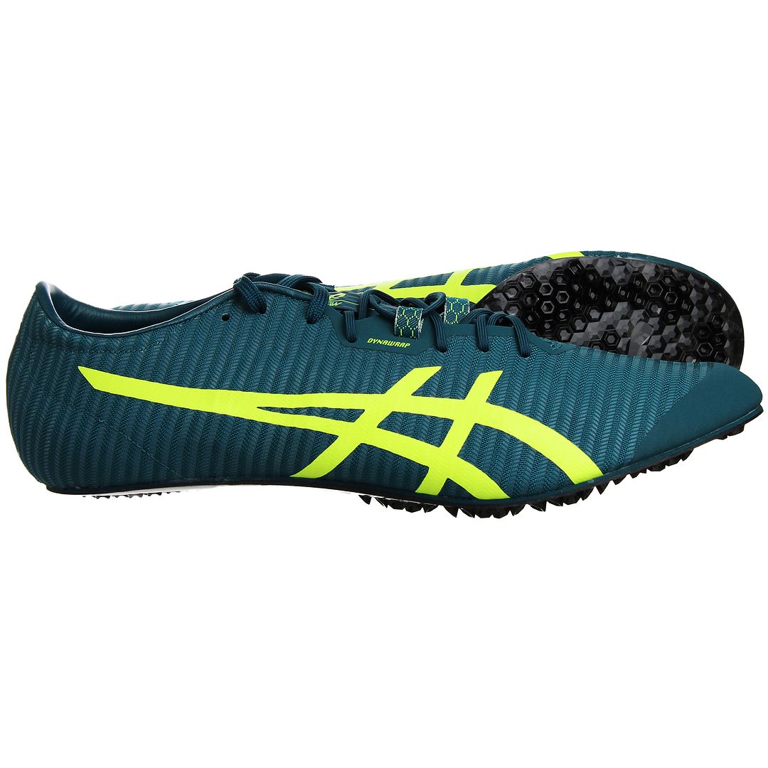 Asics MetaSprint Mens Green Running Trainers