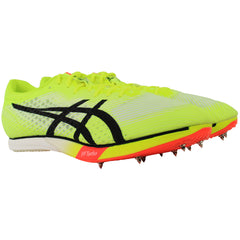 Asics Metaspeed MD Paris Mens Yellow Running Shoes