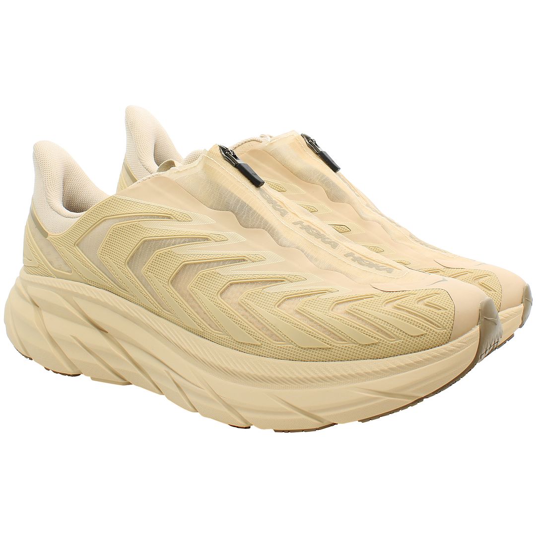 Hoka Project Clifton Mens Beige Trainers