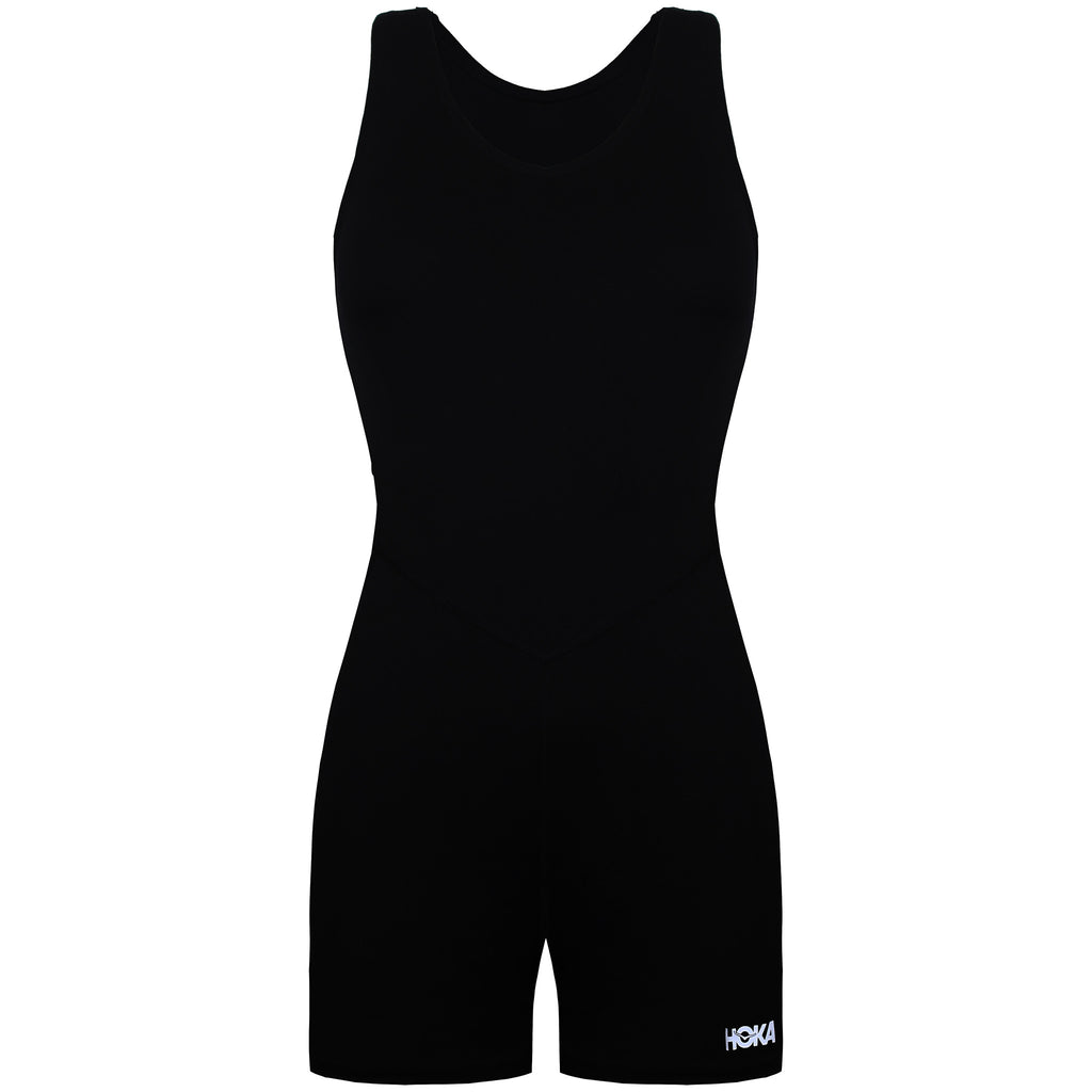 Hoka Logo Womens Black Playsuit