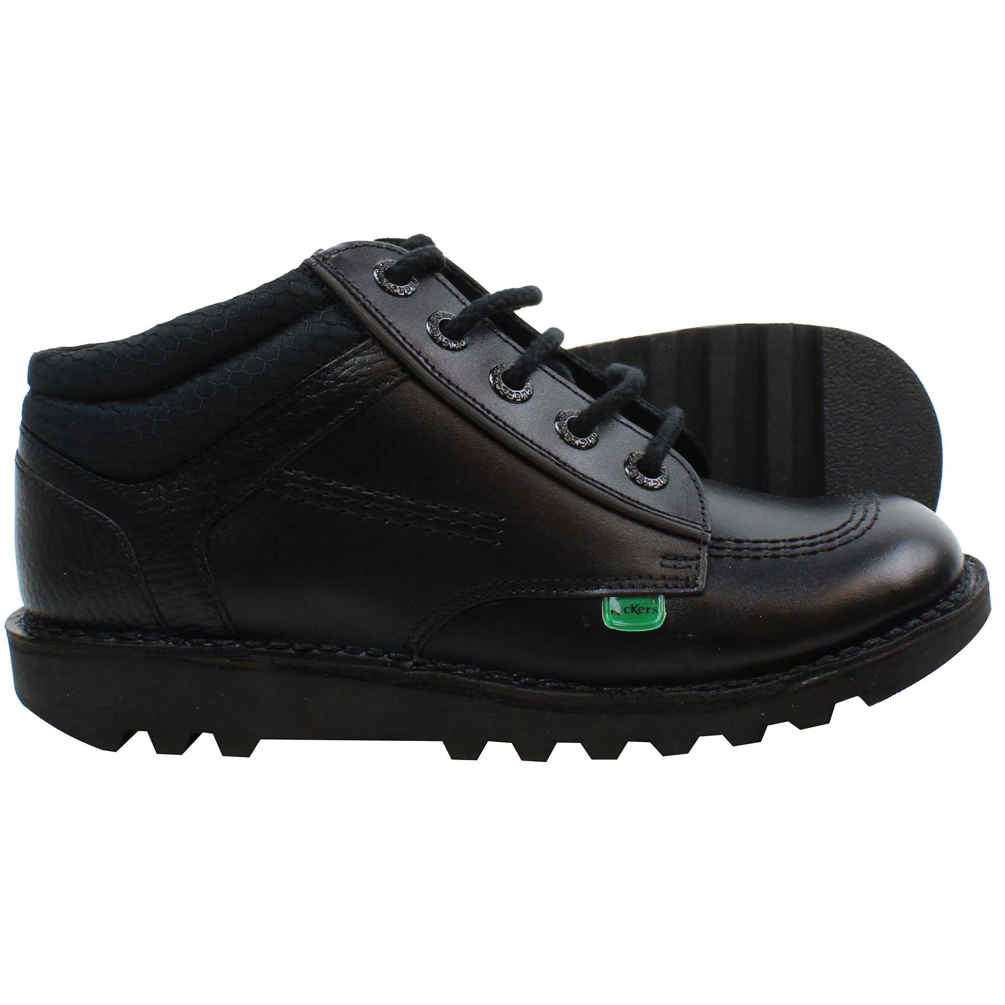 Kickers Flex Kids Black Shoes