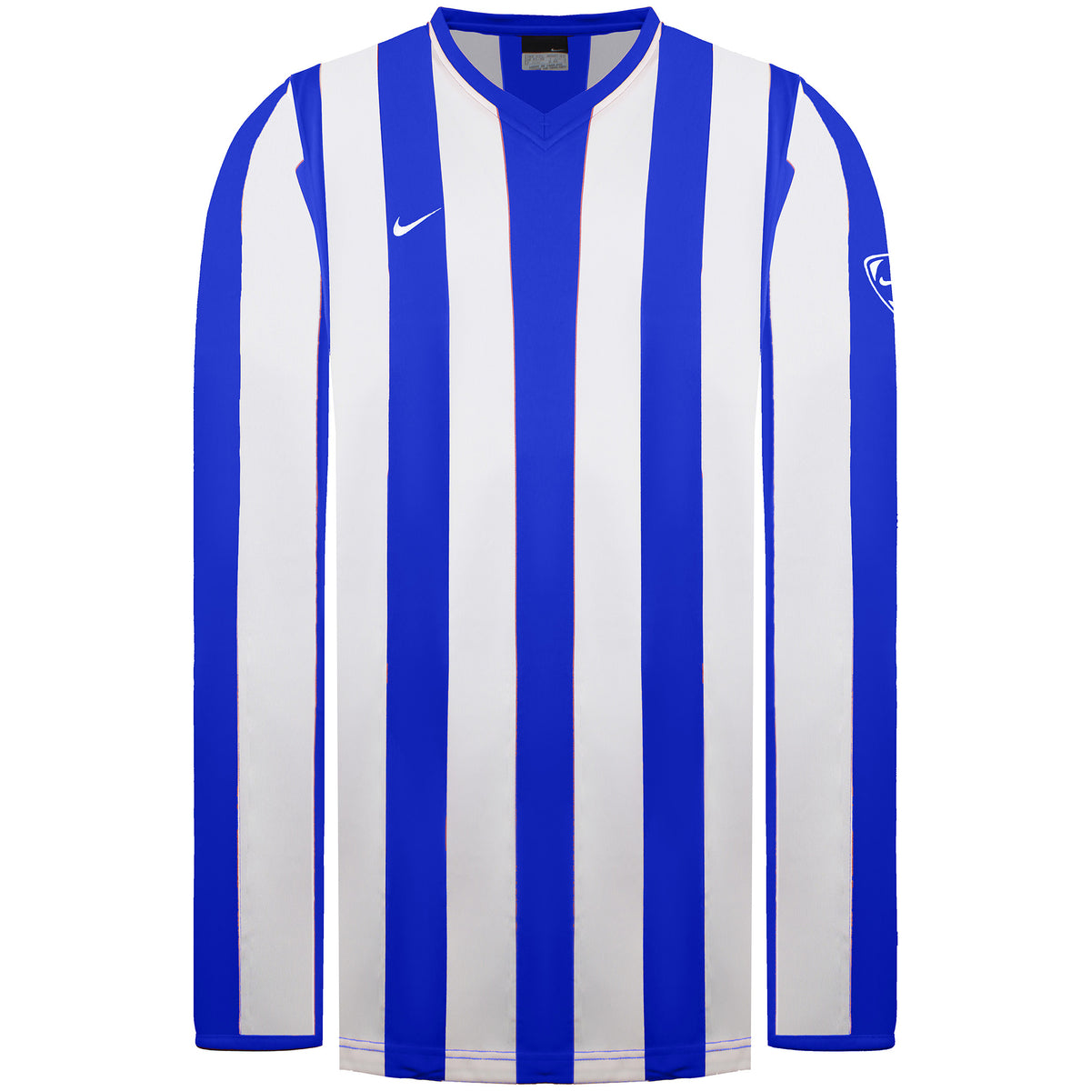 Nike Striped Mens Navy/White Football Shirt