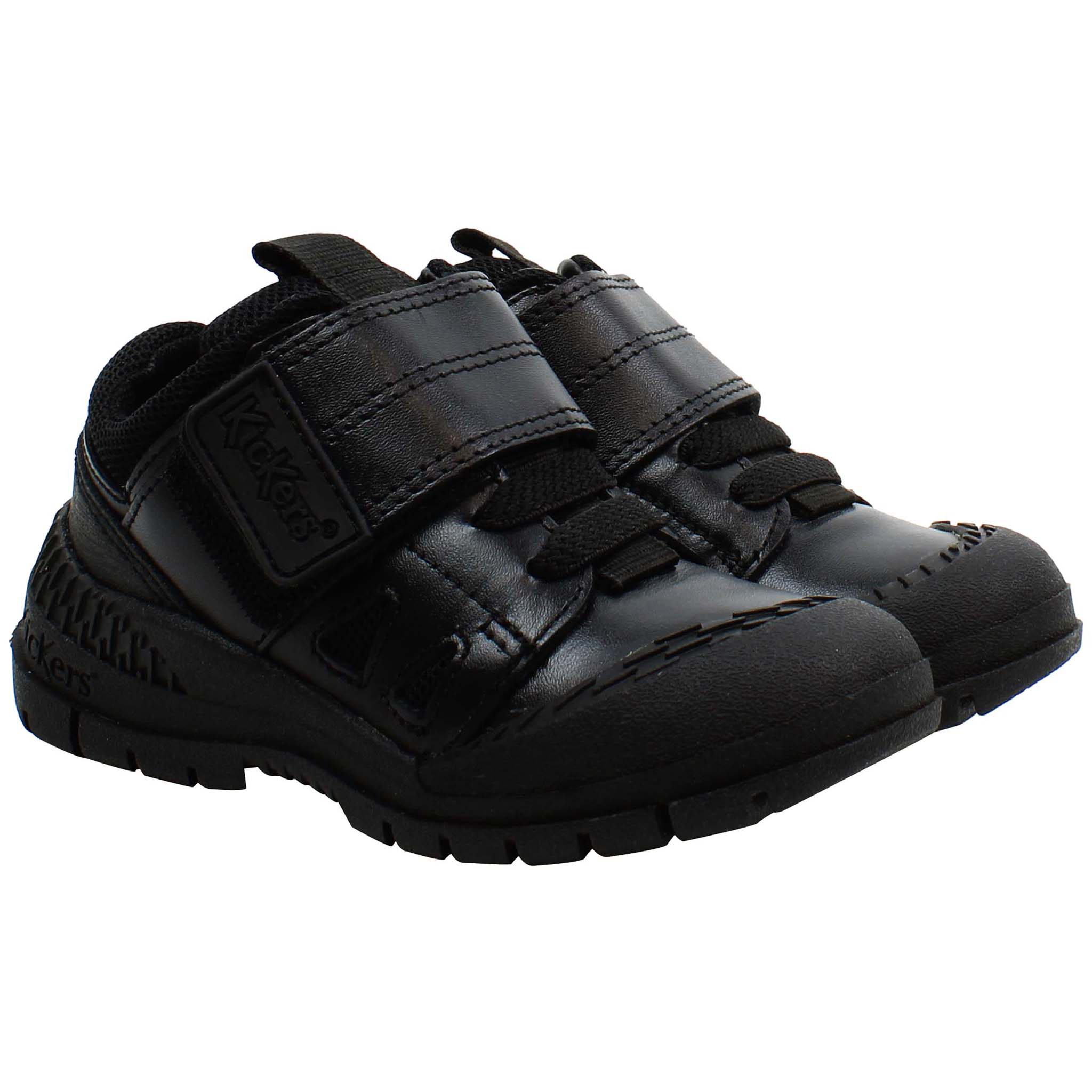 Kickers Trukka Lo Kids Black Shoes