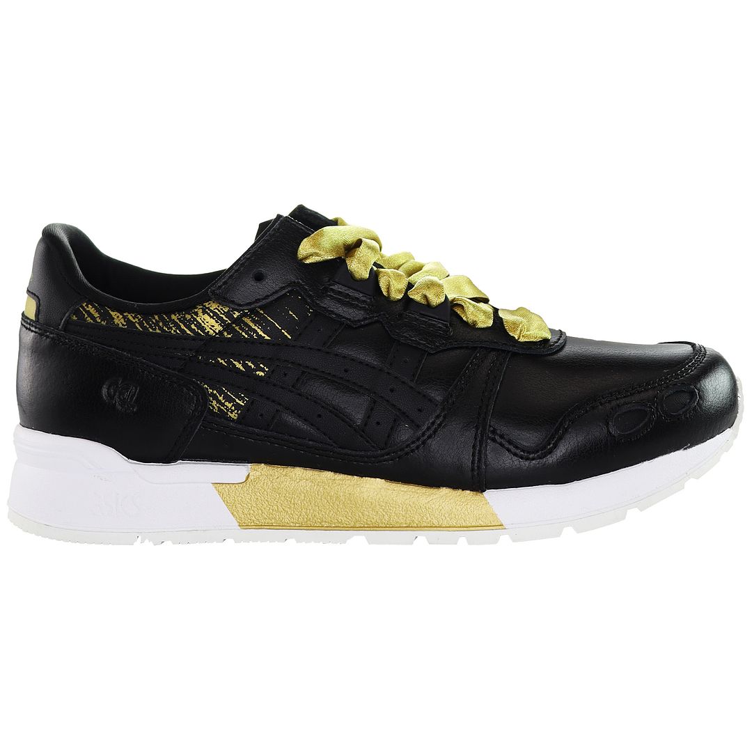 Asics Tiger Gel-Lyte Womens Black/Gold Trainers