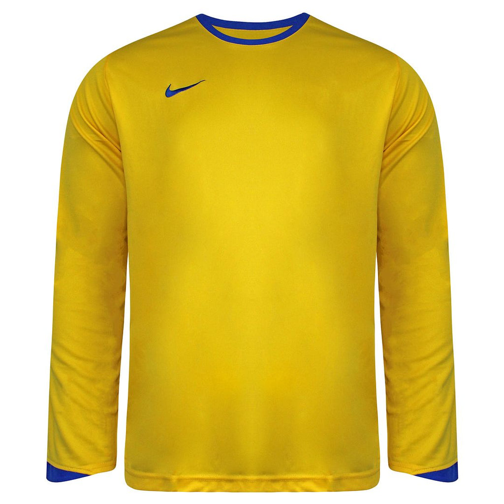 Nike Logo Mens Yellow Football Shirt