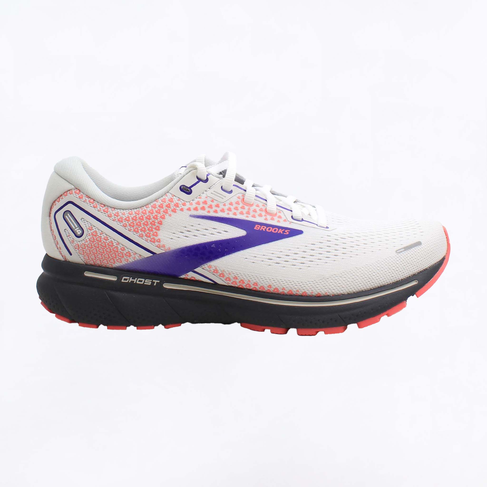 Brooks Ghost 14 Womens White Running Shoes NO BOX