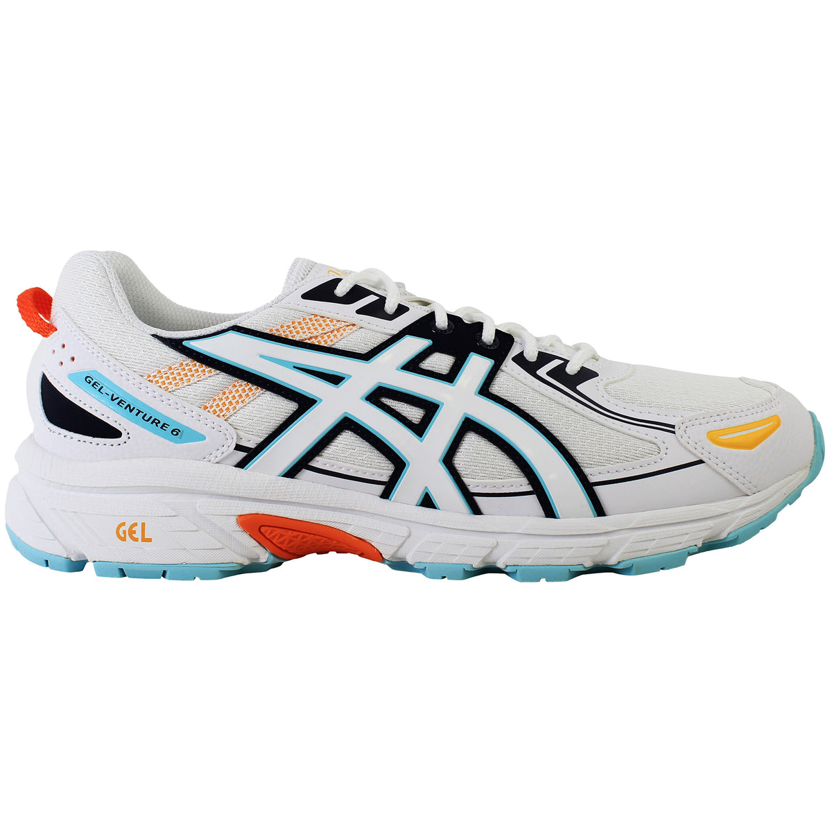 Asics Gel-Venture Mens White Running Shoes