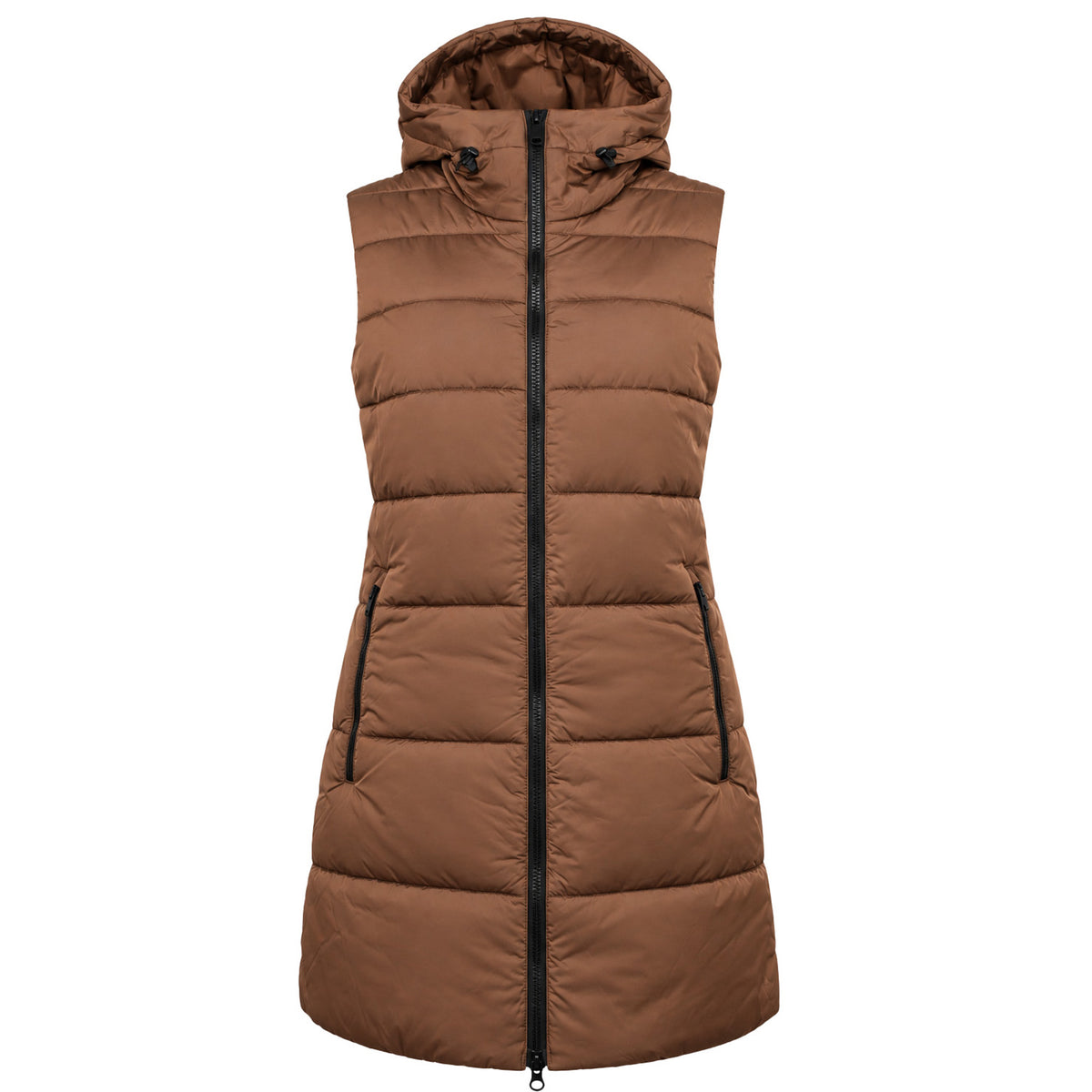 Jack Wolfskin Eisbach Womens Brown Gilet