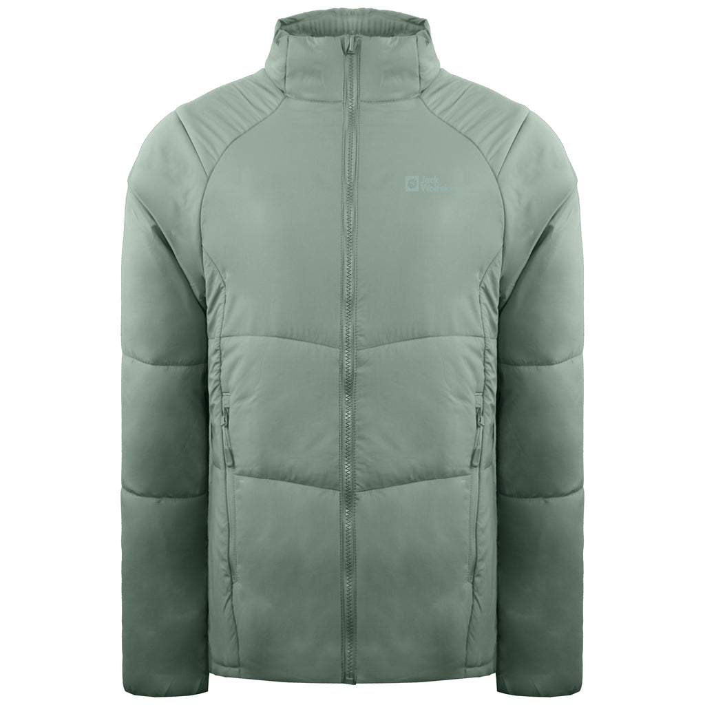 Jack Wolfskin Bergland Womens Green Padded Jacket