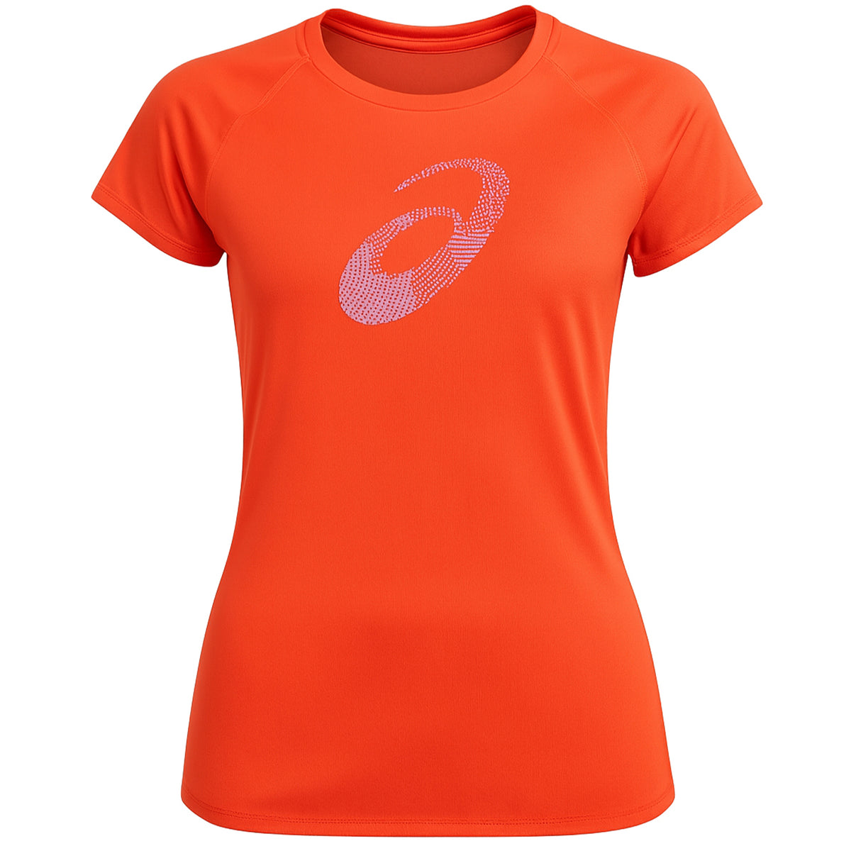 Asics Motion Dry Womens Orange Top