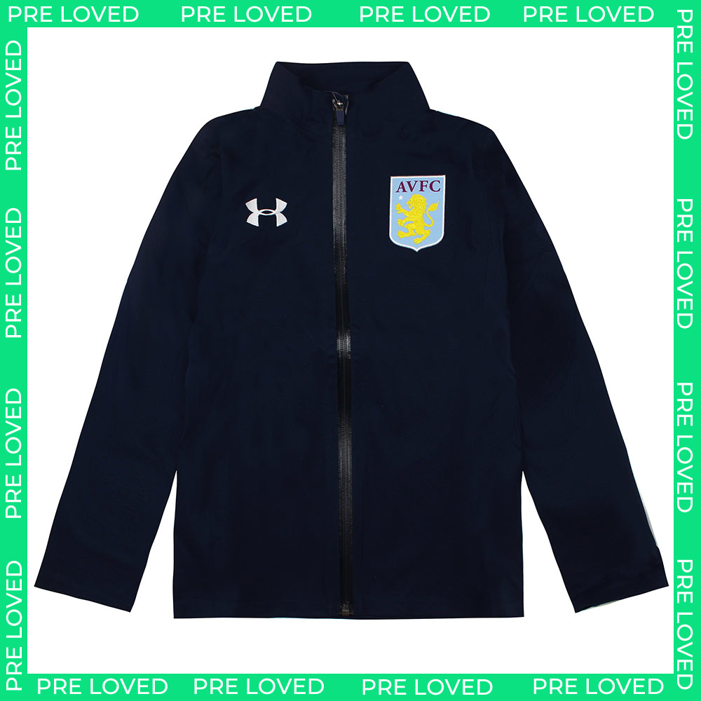 Under Armour Aston Villa FC Kids Navy Football Jacket NO TAG