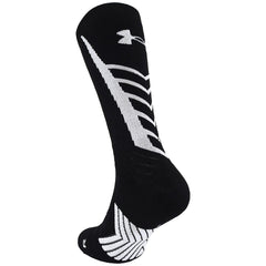 Under Armour Undeniable Mens Black/White Crew Socks