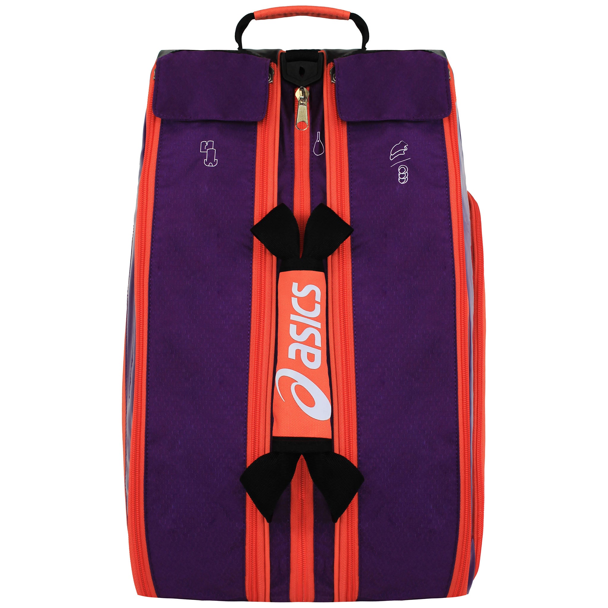 Asics Performance Medium Orange/Purple Padel Bag
