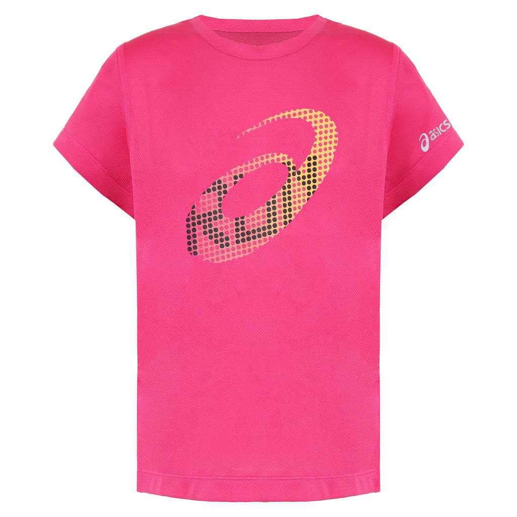 Asics Logo Kids Pink T-Shirt