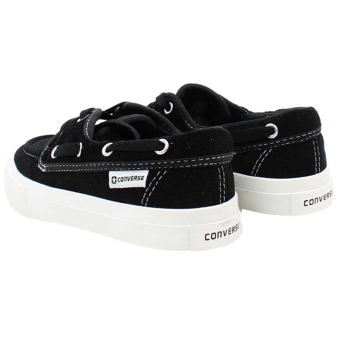 Converse Sea Star OX Mens Black Boat Shoes