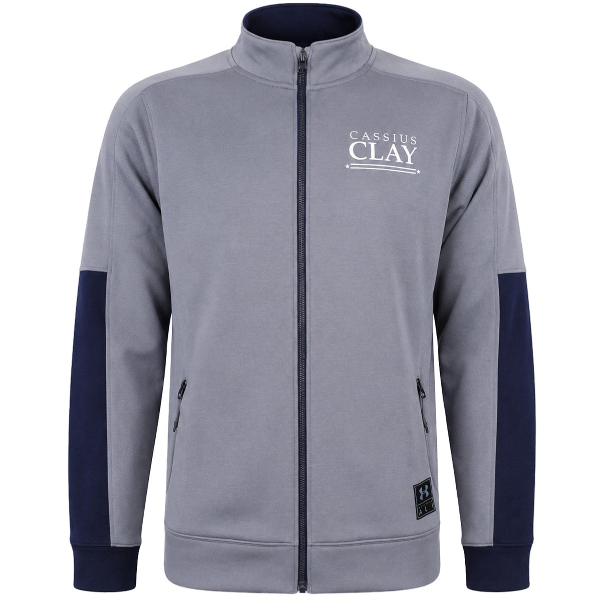 Under Armour Cassius Clay Mens Grey Track Jacket