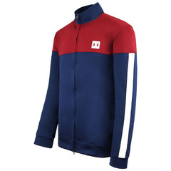 Under Armour Sportstyle Mens Navy/Burgundy Track Jacket