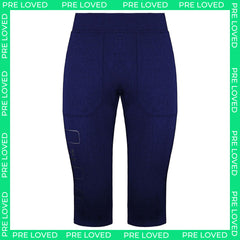 Under Armour Perpetual Mens Navy Half Leggings NO TAG
