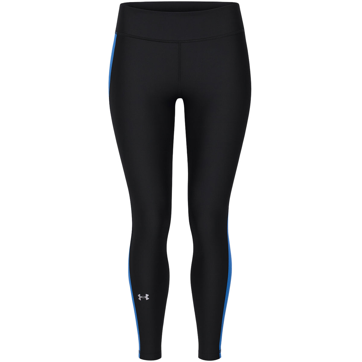 Under Armour HeatGear Womens Black/Blue Capri Leggings