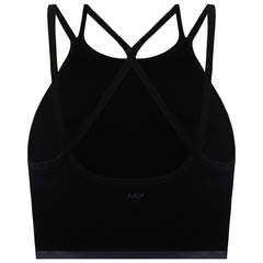 MyProtein Adapt Seamless Womens Black Sports Bra