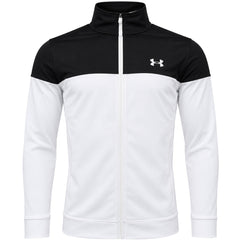 Under Armour Sportstyle Pique Mens White Track Jacket