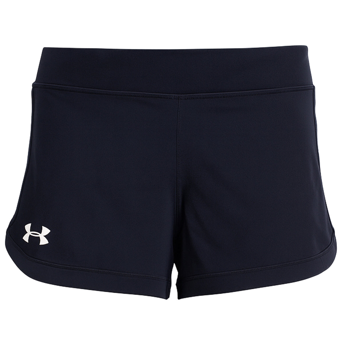 Under Armour Stretch Speedpocket 2in1 Womens Black Running Shorts