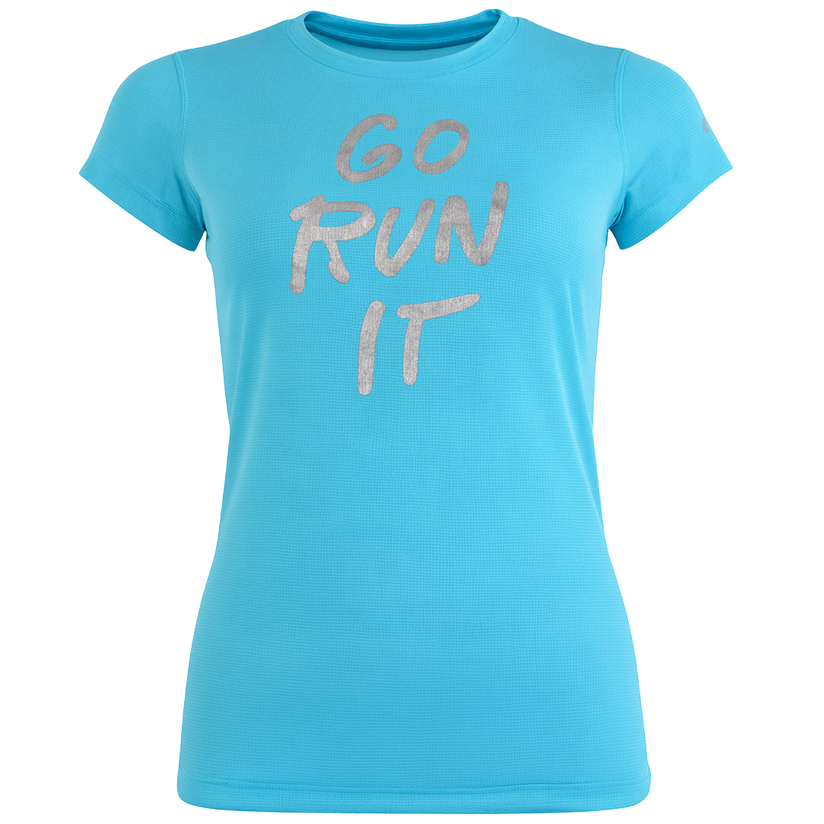 Asics Go Run It Womens Light Blue T-Shirt
