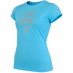Asics Go Run It Womens Light Blue T-Shirt